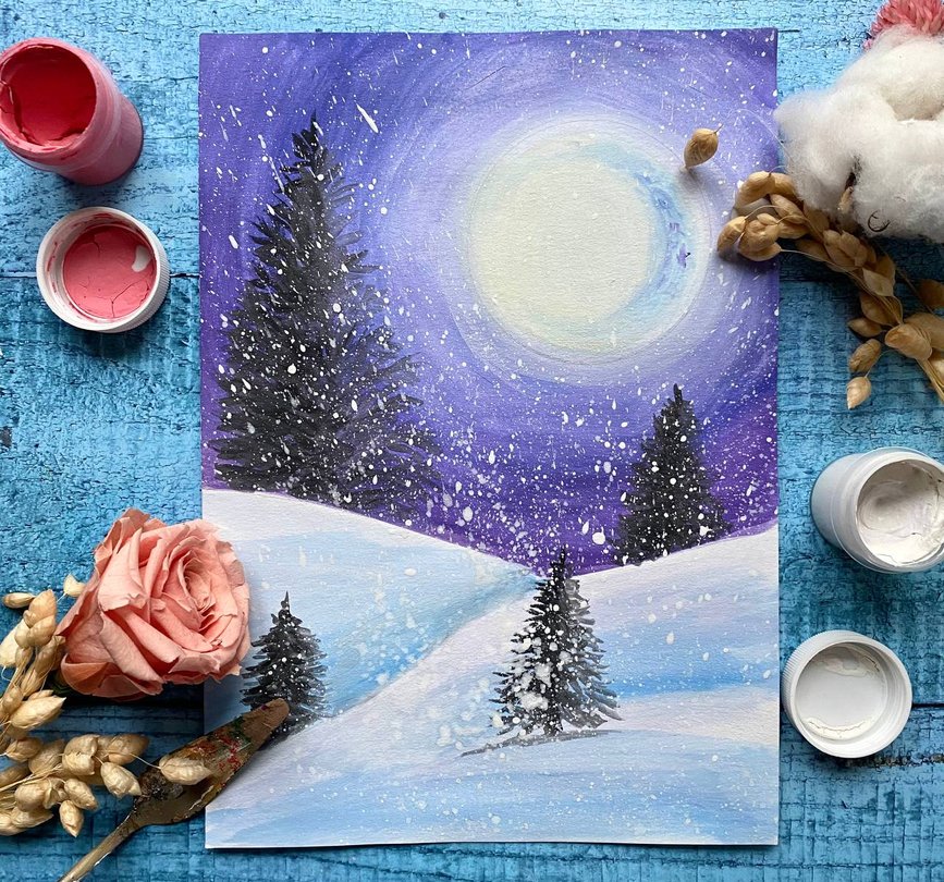 Зимняя ночь